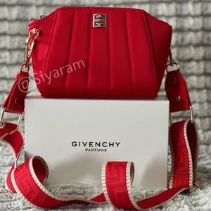 Givenchy Red Crossbody bag/ shoulder bag/ travel bag / cosmetic bag